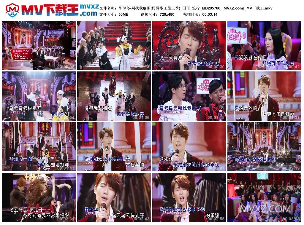 陈学冬-别找我麻烦(跨界歌王第三季)_国语_流行_MD205766